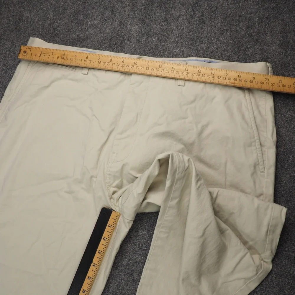 Polo Ralph Lauren Chino Pants Mens 40x32 Stretch Classic Fit Beige Solid Preppy